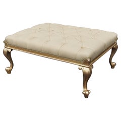 Victorian Giltwood Coffee Table/Large Stool
