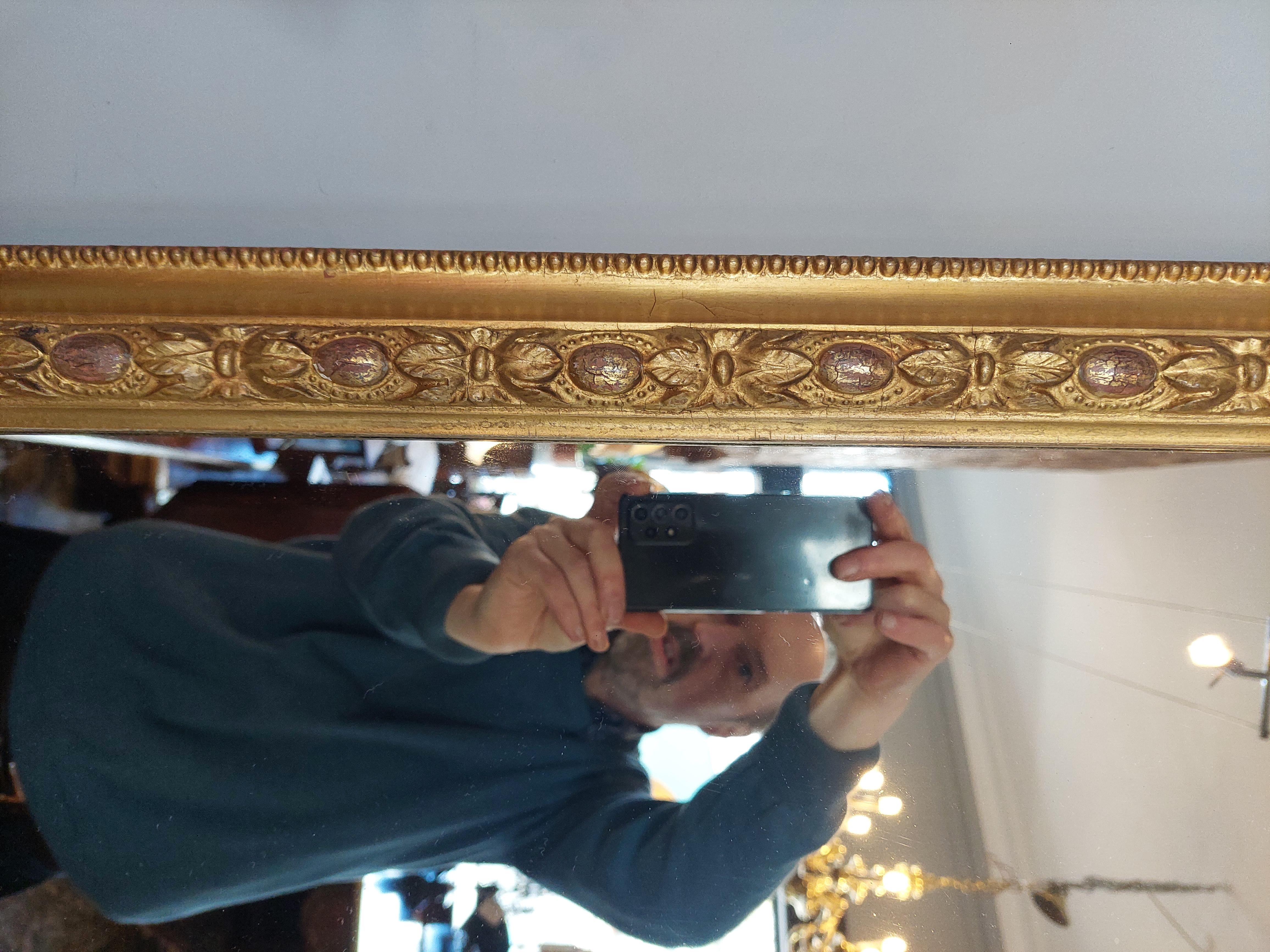 Victorian Giltwood Console and Mirror In Good Condition For Sale In Altrincham, GB