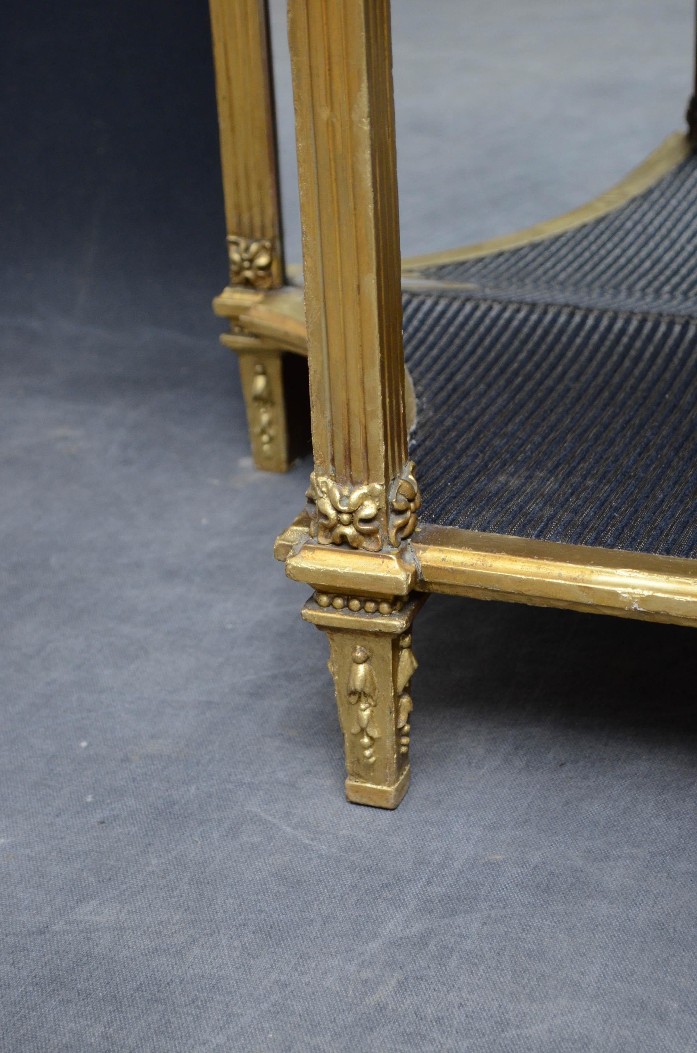 Victorian Giltwood Console Table 2