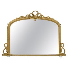 Victorian Giltwood Overmantel Mirror