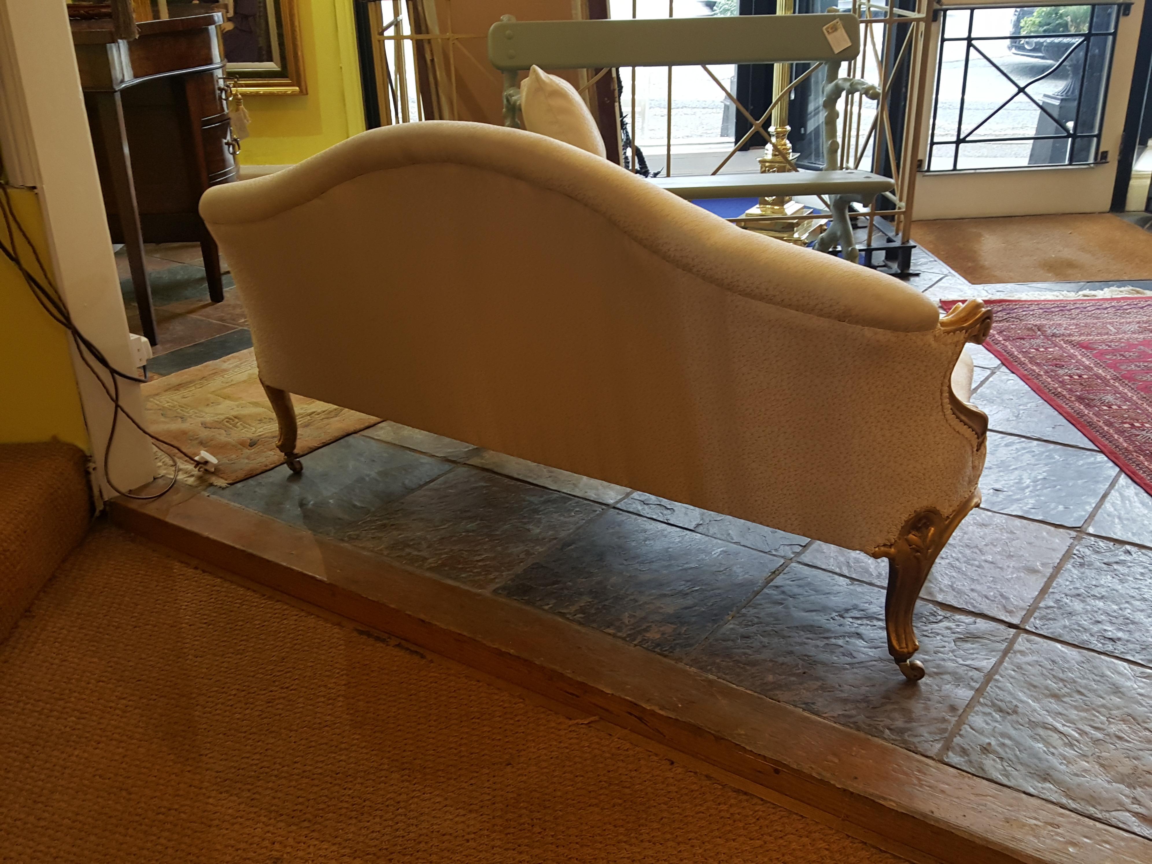 Victorian Giltwood Settee 2