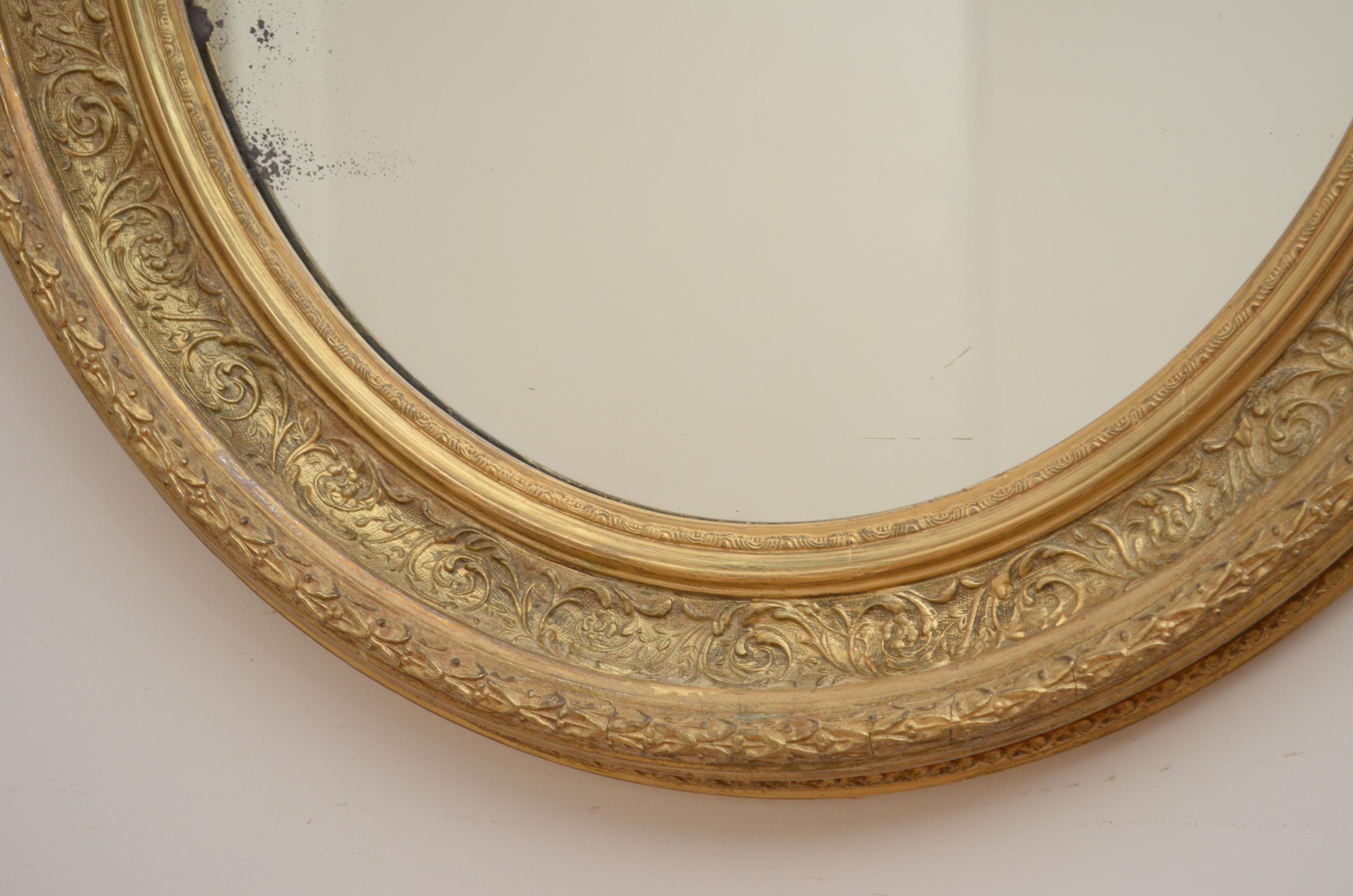 Victorian Giltwood Wall Mirror 5