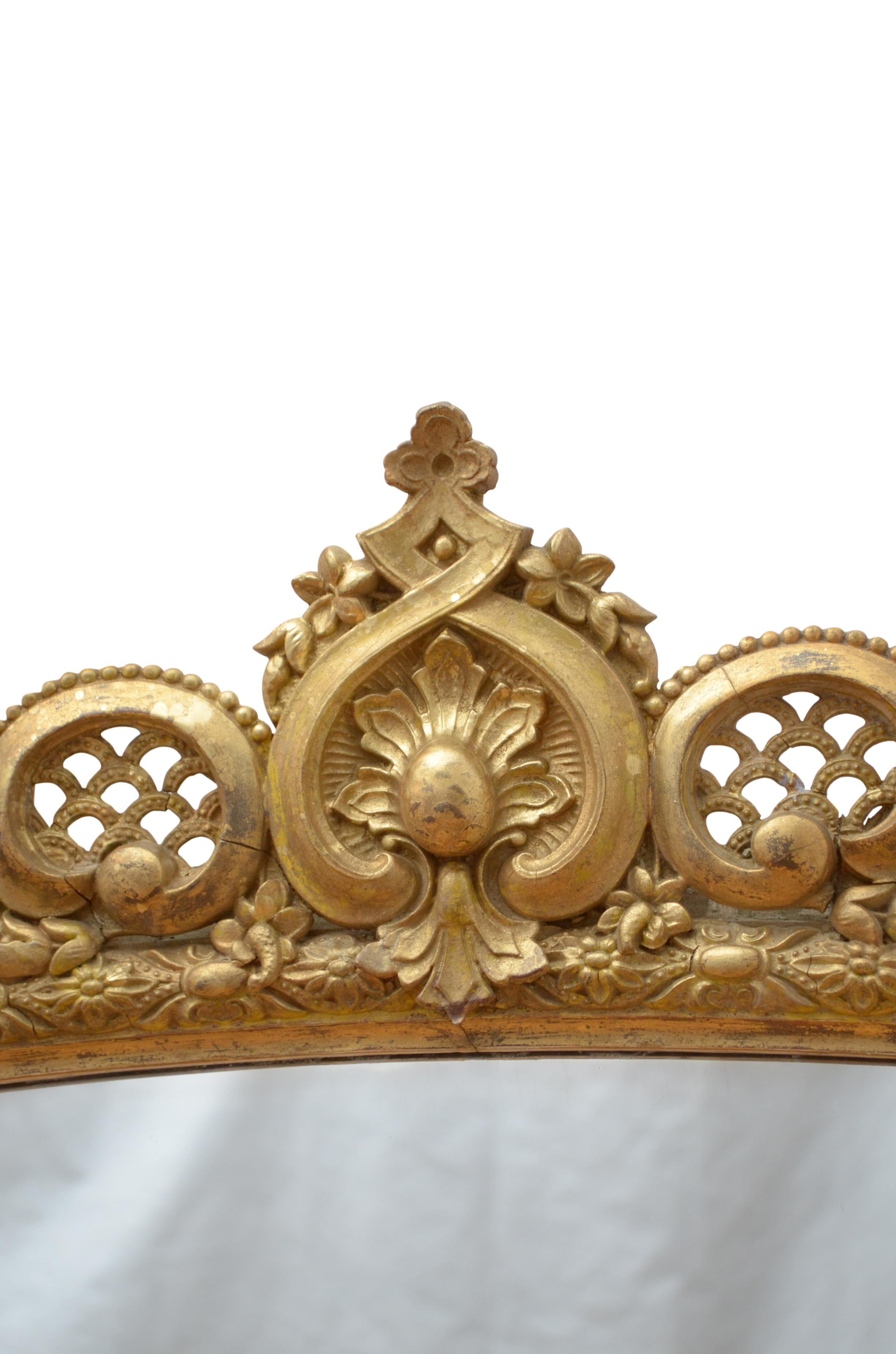 Victorian Giltwood Wall Mirror 5