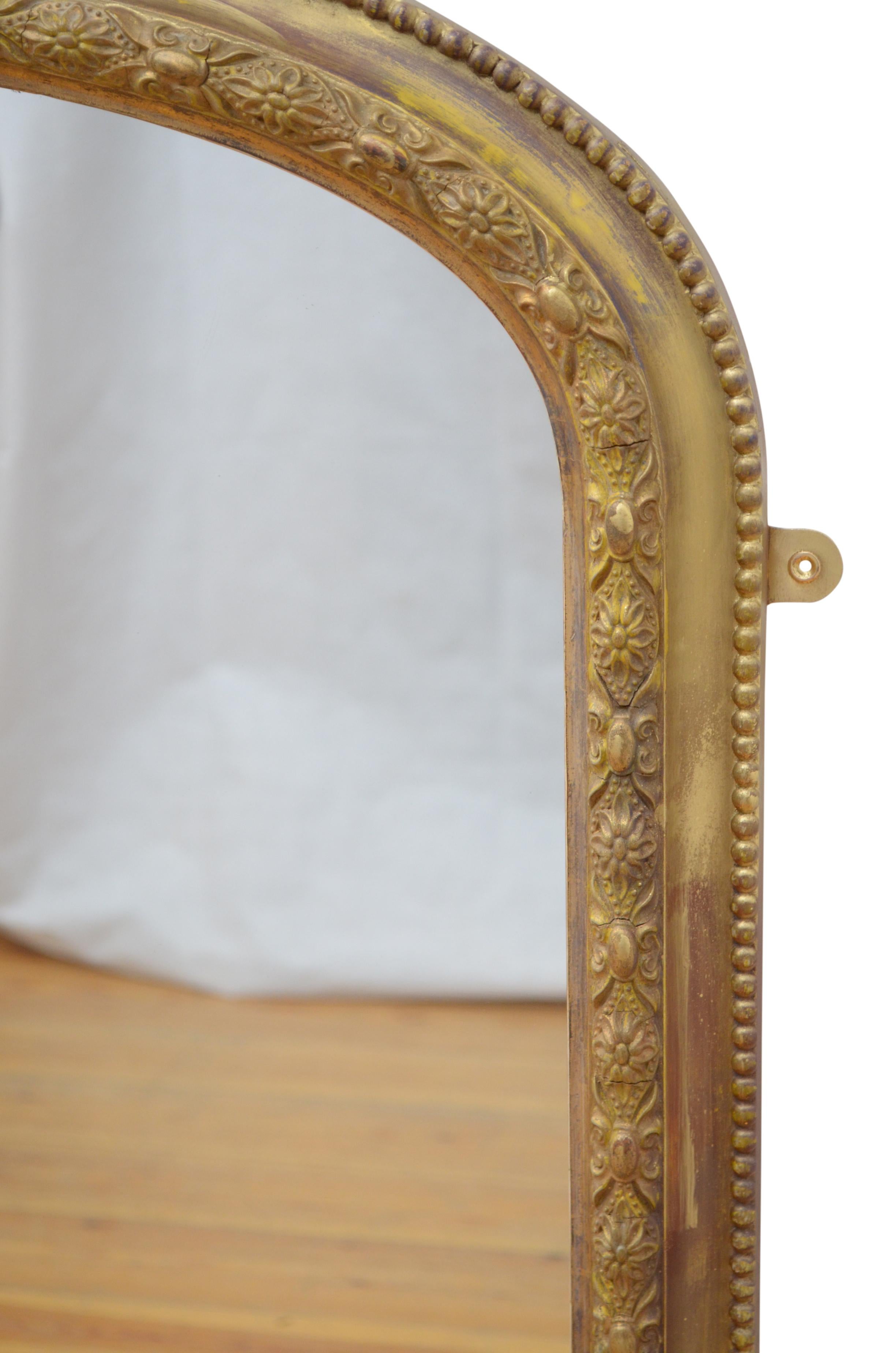 Victorian Giltwood Wall Mirror 8