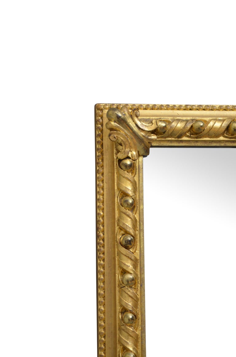 Victorian Giltwood Wall Mirror For Sale at 1stDibs