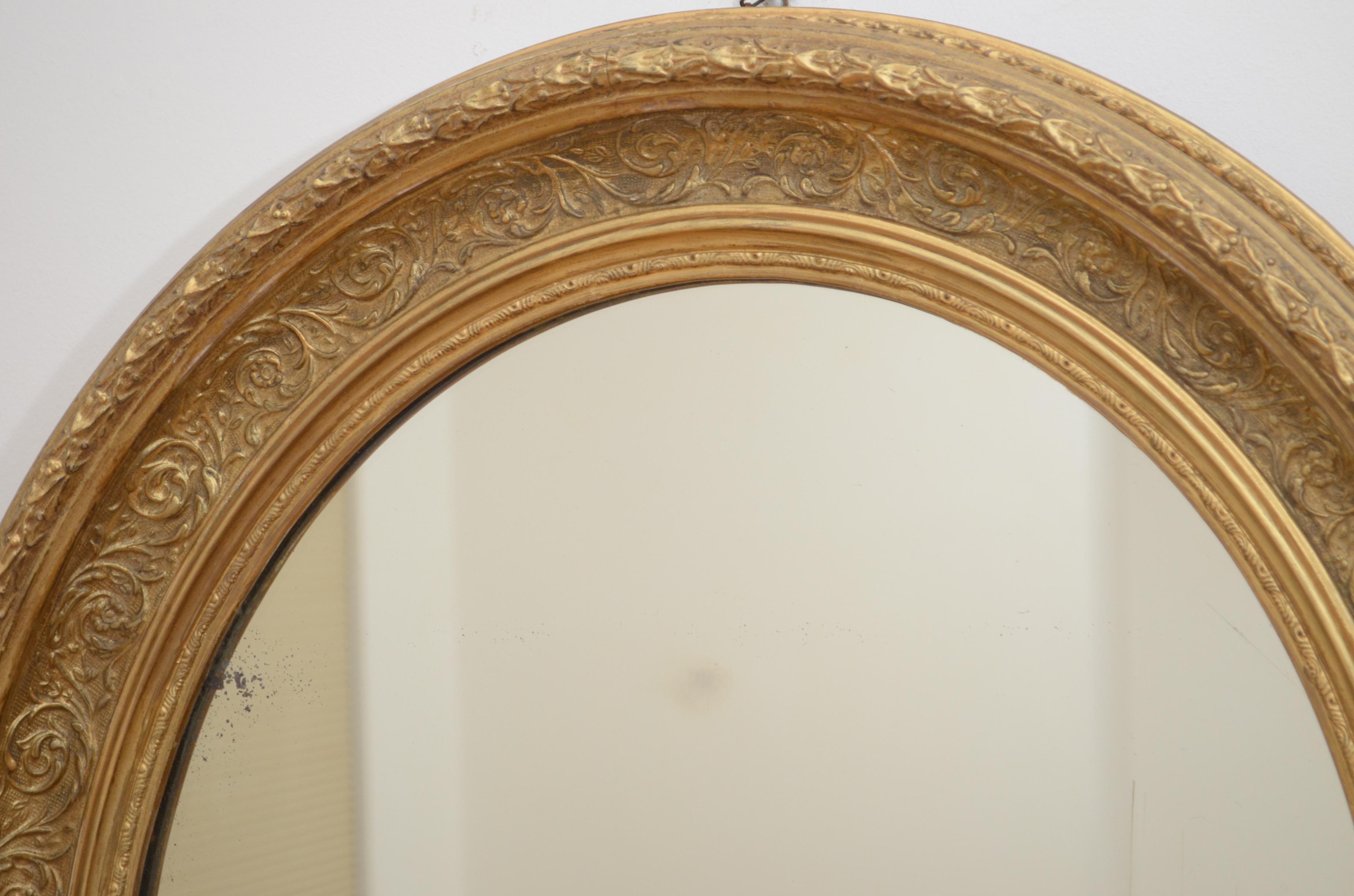 Victorian Giltwood Wall Mirror 1