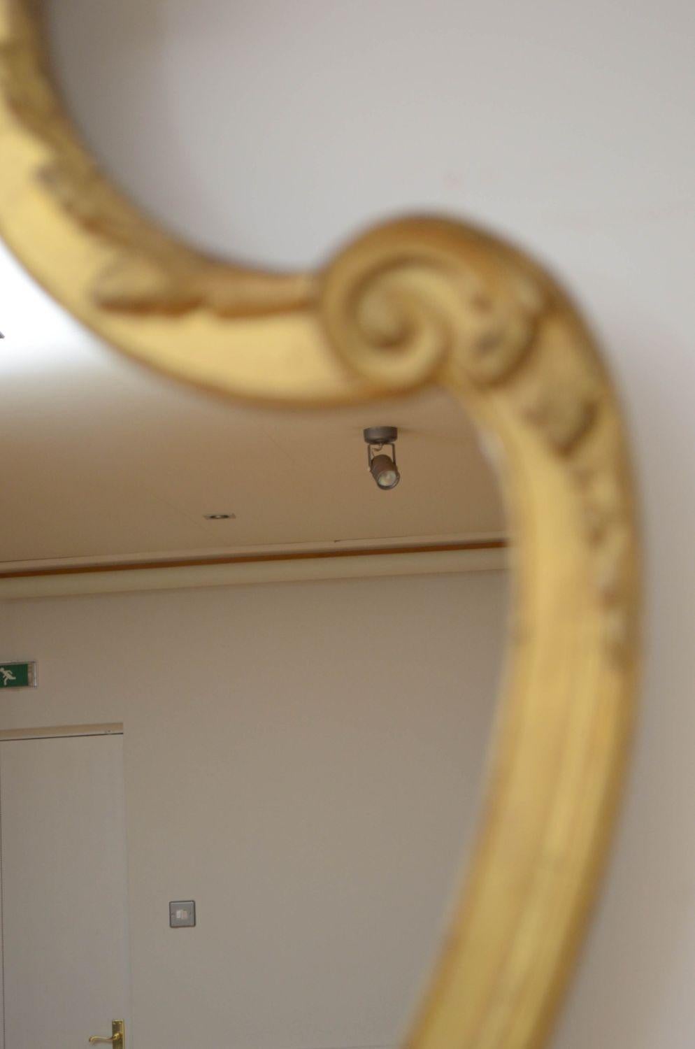 Victorian Giltwood Wall Mirror For Sale 3