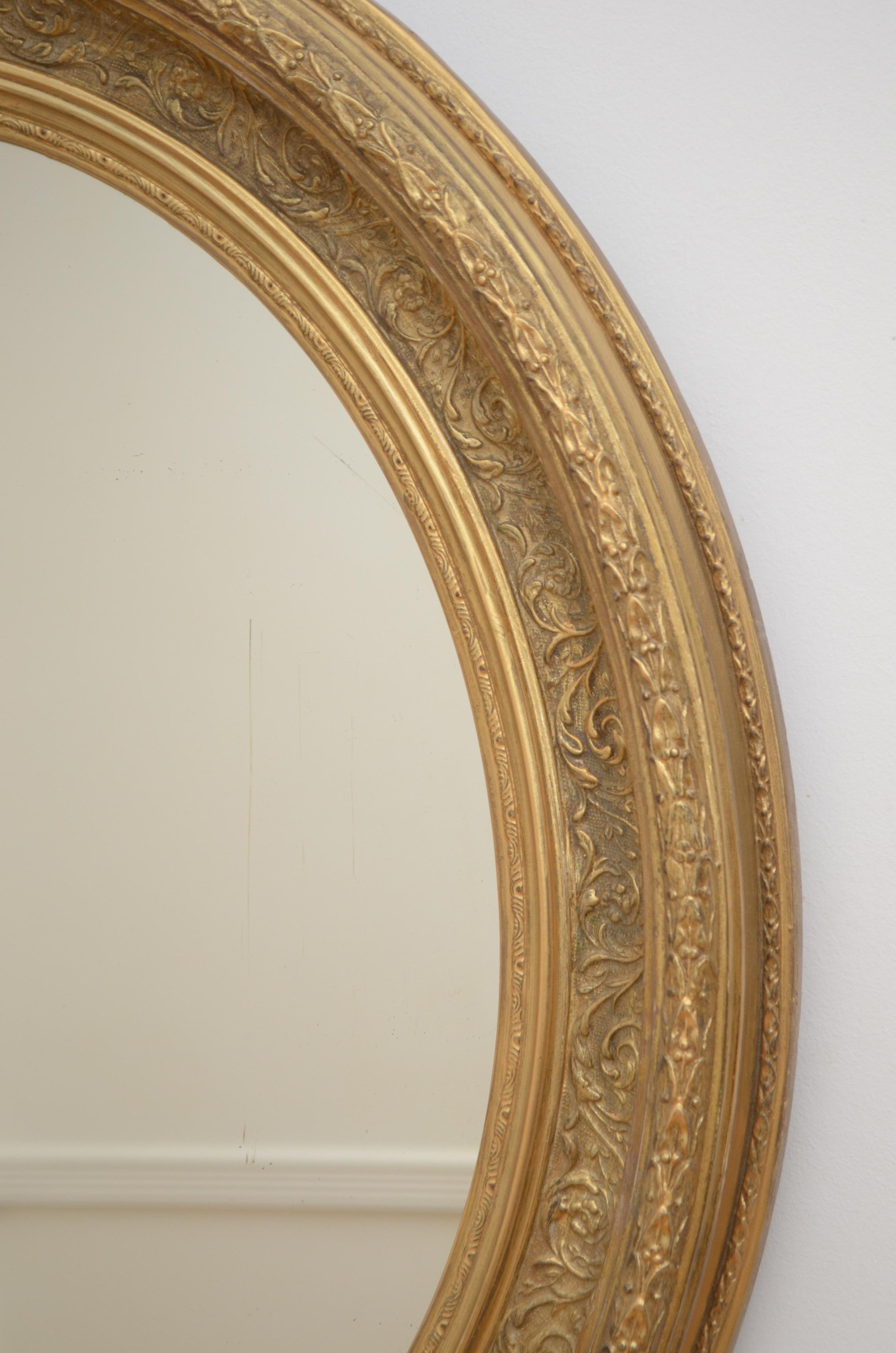 Victorian Giltwood Wall Mirror 4