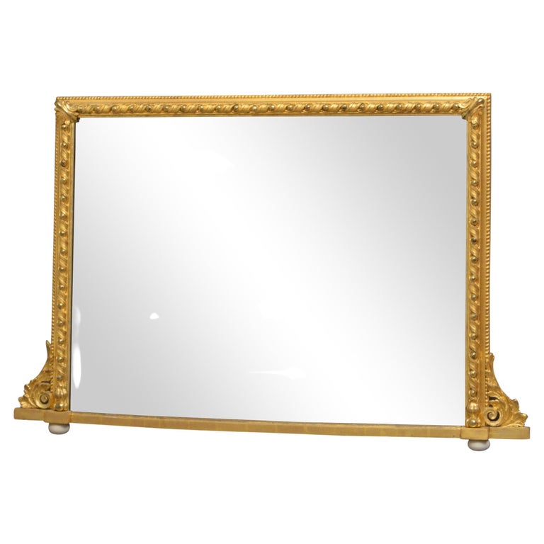 Victorian Giltwood Wall Mirror For Sale at 1stDibs