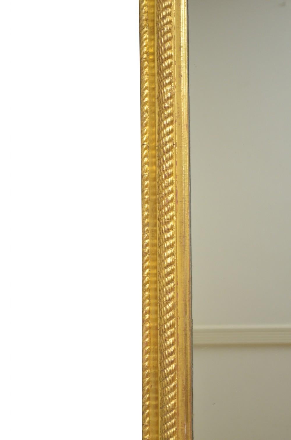 Victorian Giltwood Wall Mirror In Good Condition In Whaley Bridge, GB