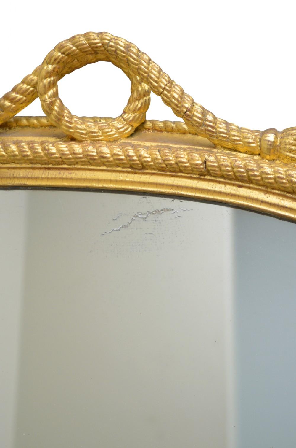 19th Century Victorian Giltwood Wall Mirror