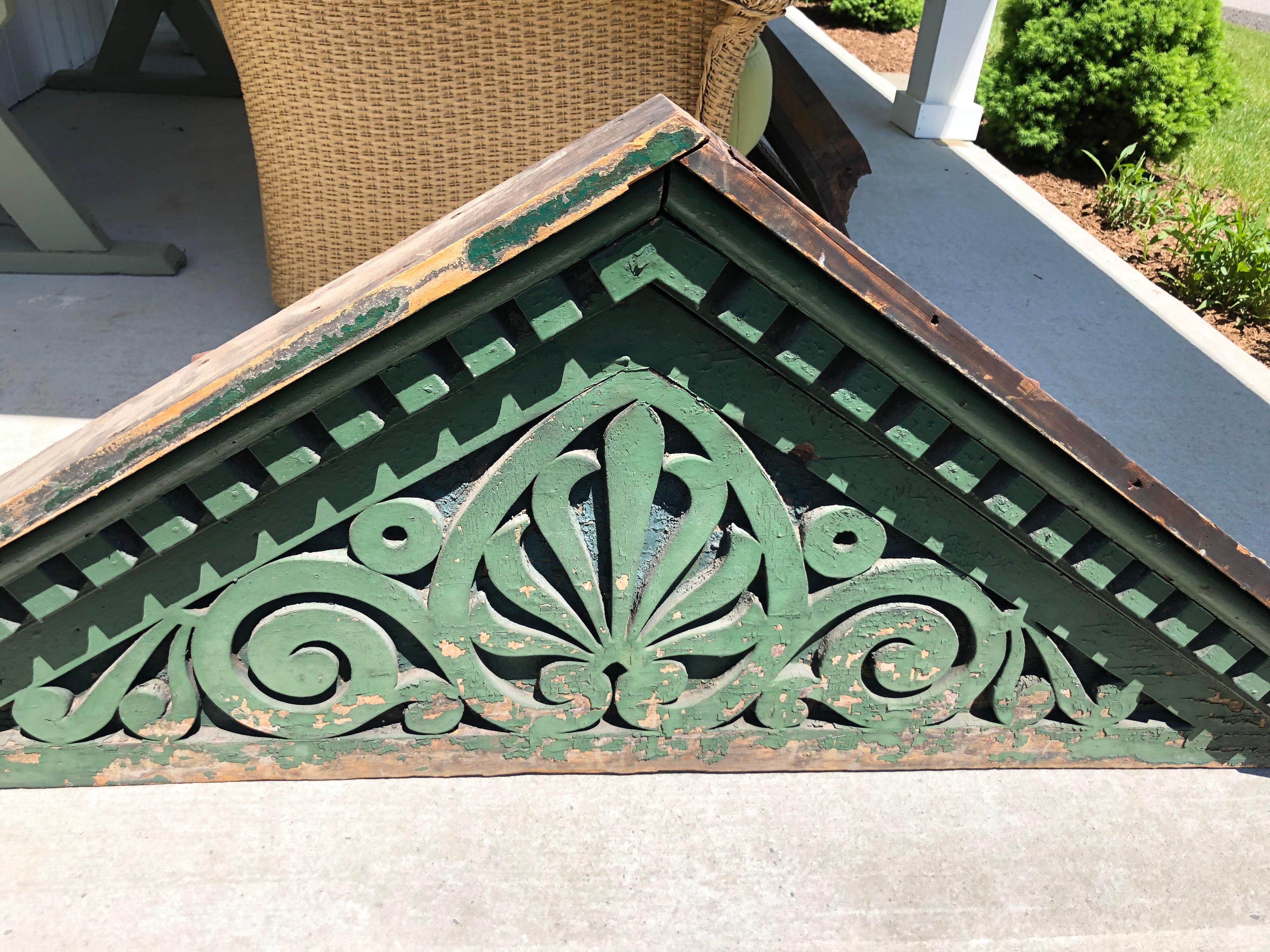 Late 19th Century Large Victorian Gingerbread Architectural Fragment For Sale