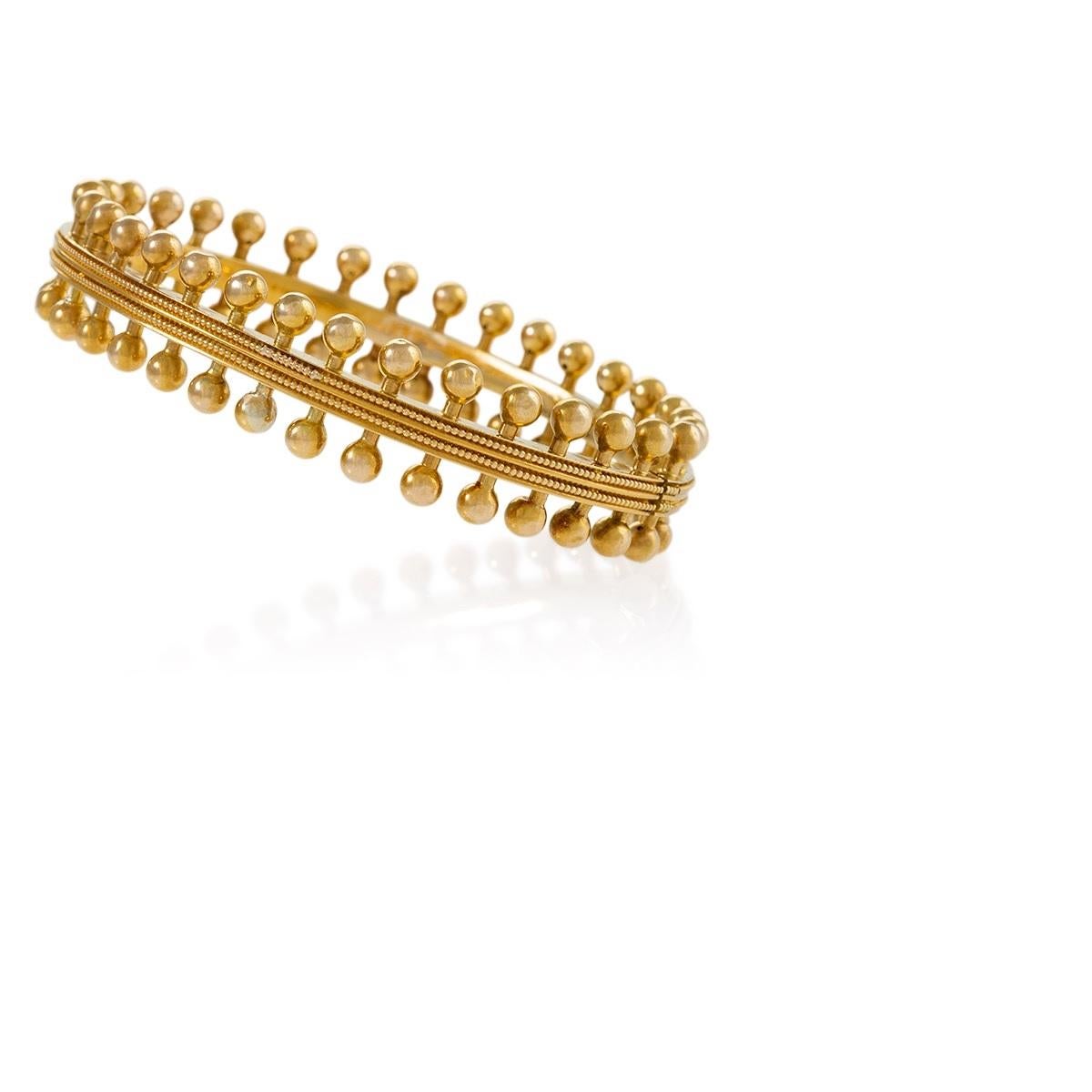 Victorian Gold Bracelet by Robert Phillips In Excellent Condition In New York, NY