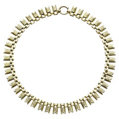 Victorian Gold Collar Necklace, circa 1875