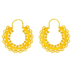Victorian Gold Earrings French