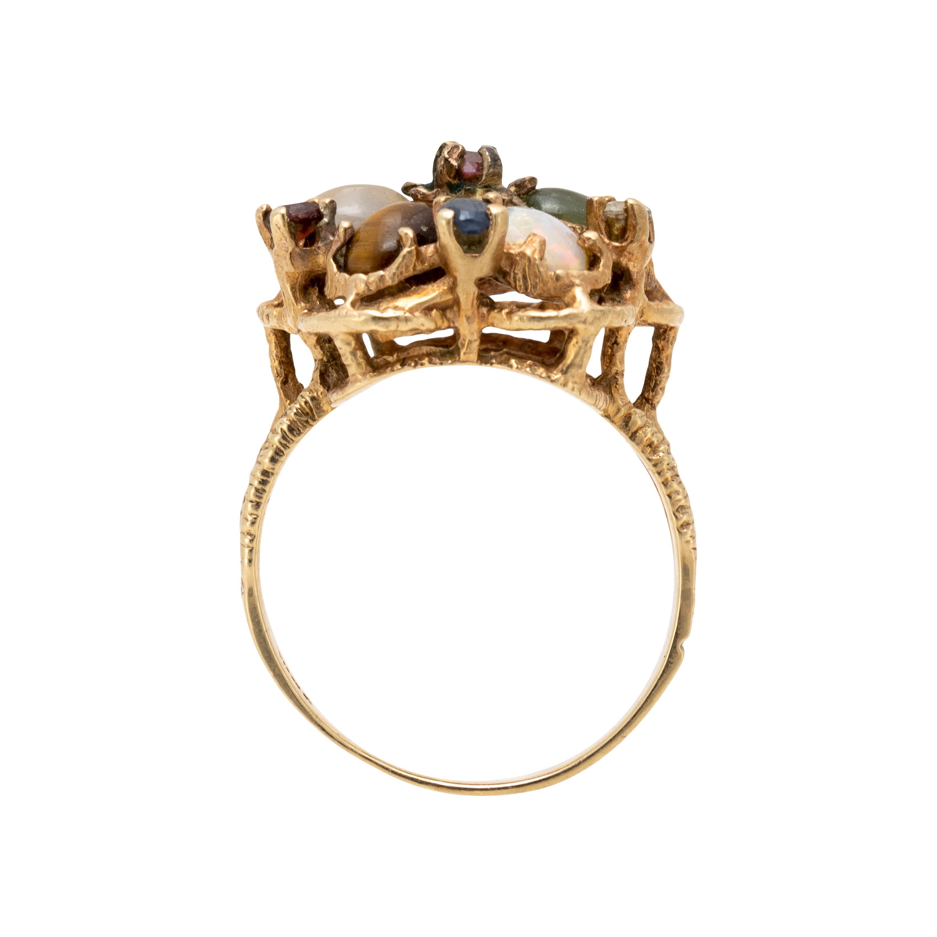Viktorianischer Gold-Filigran-Ring im Zustand „Gut“ im Angebot in Coeur d Alene, ID