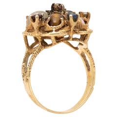Retro Victorian Gold Filigree Ring