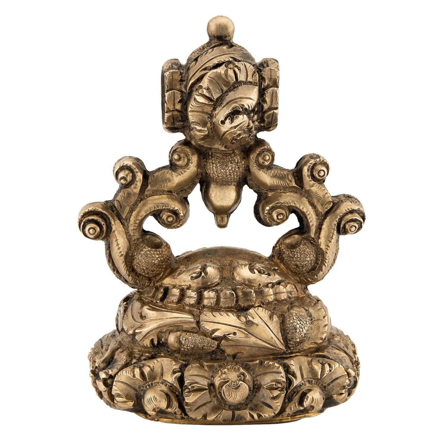 Grezzo Ciondolo vittoriano in agata riempito d'oro in vendita