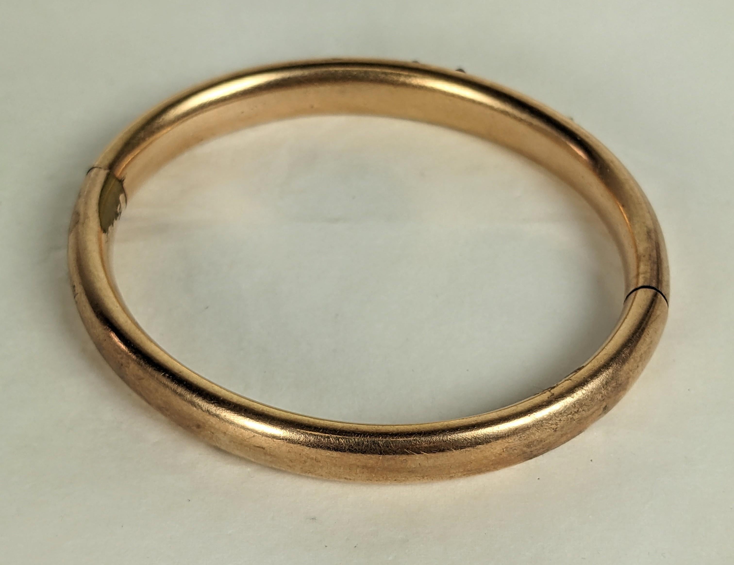 Bracelet victorien en pâte remplie d'or en vente 1