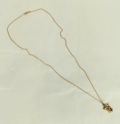 Victorian Gold Gargoyle Pendant