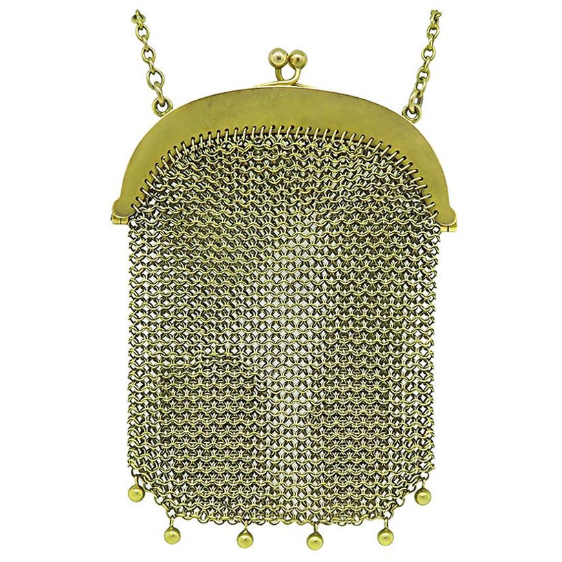 Victorian Gold Mesh Purse