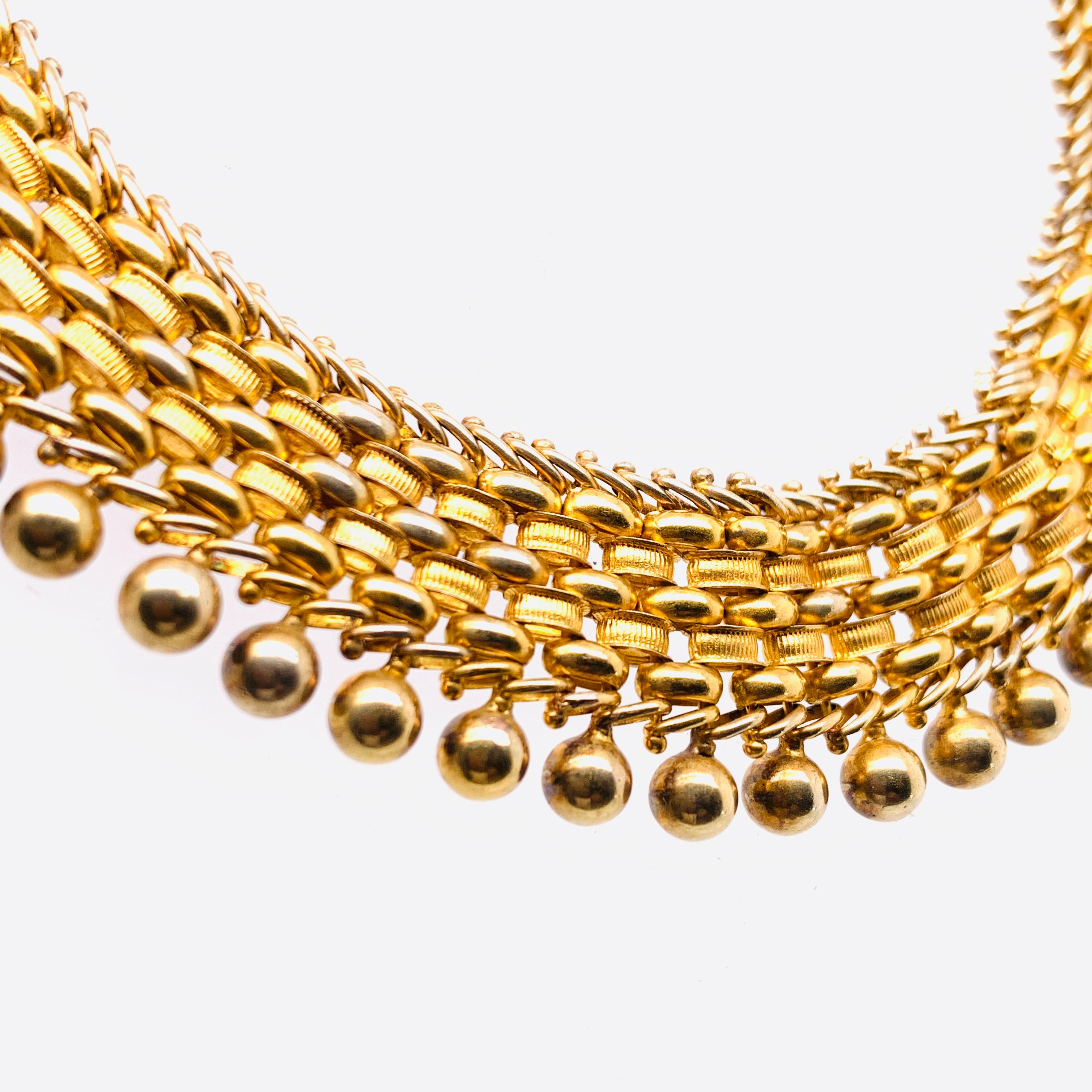 Victorian Gold Necklace, circa 1860 In Good Condition In London, GB