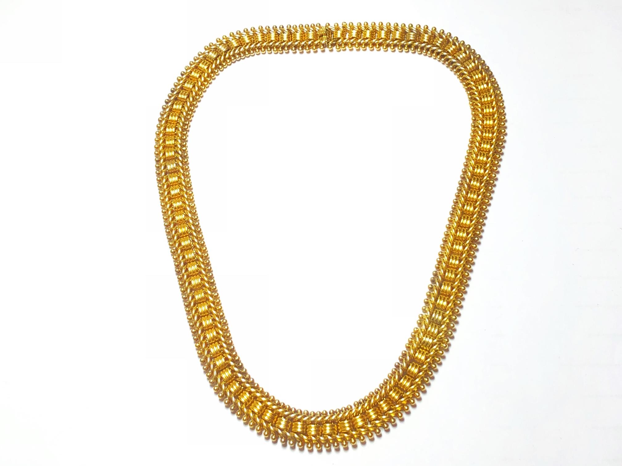 Victorian Gold Necklace In Good Condition In London, GB