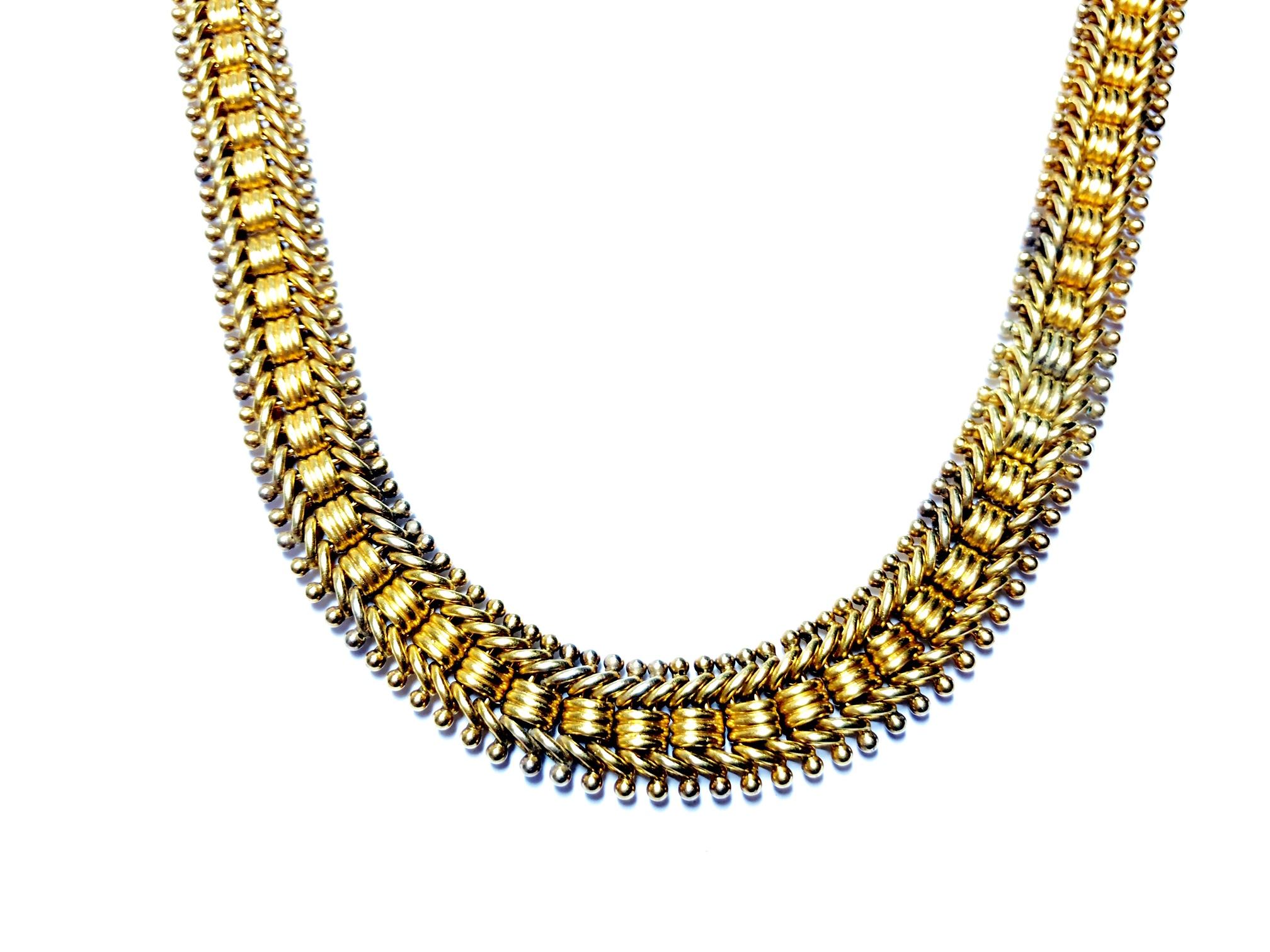 Women's or Men's Victorian Gold Necklace