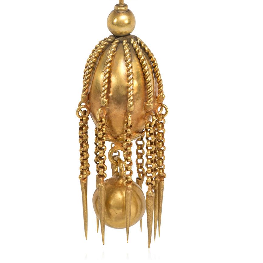 locket earrings designs in gold