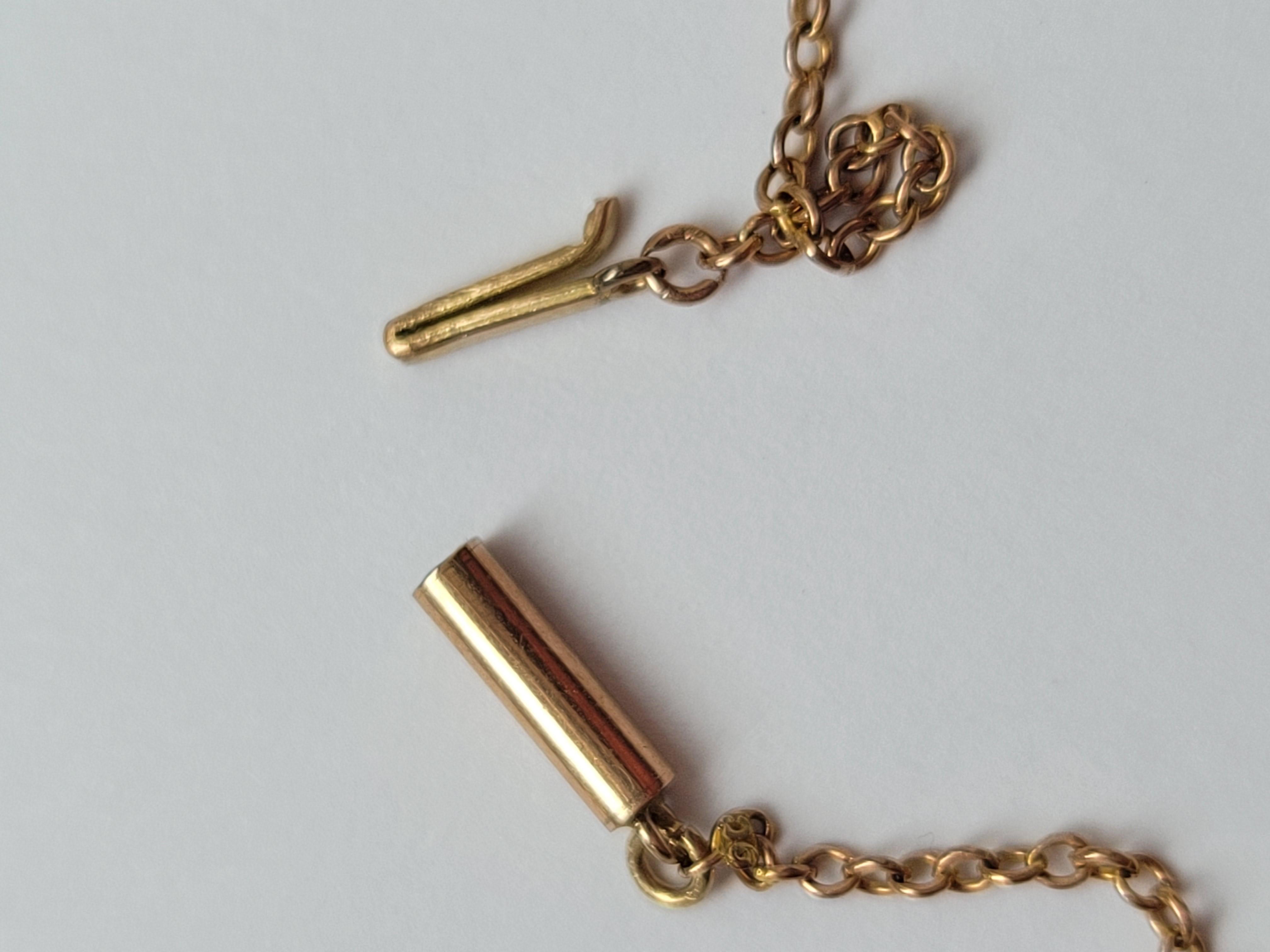 Collier Victorien en or avec pendentif en forme de coeur bouffant en vente 2