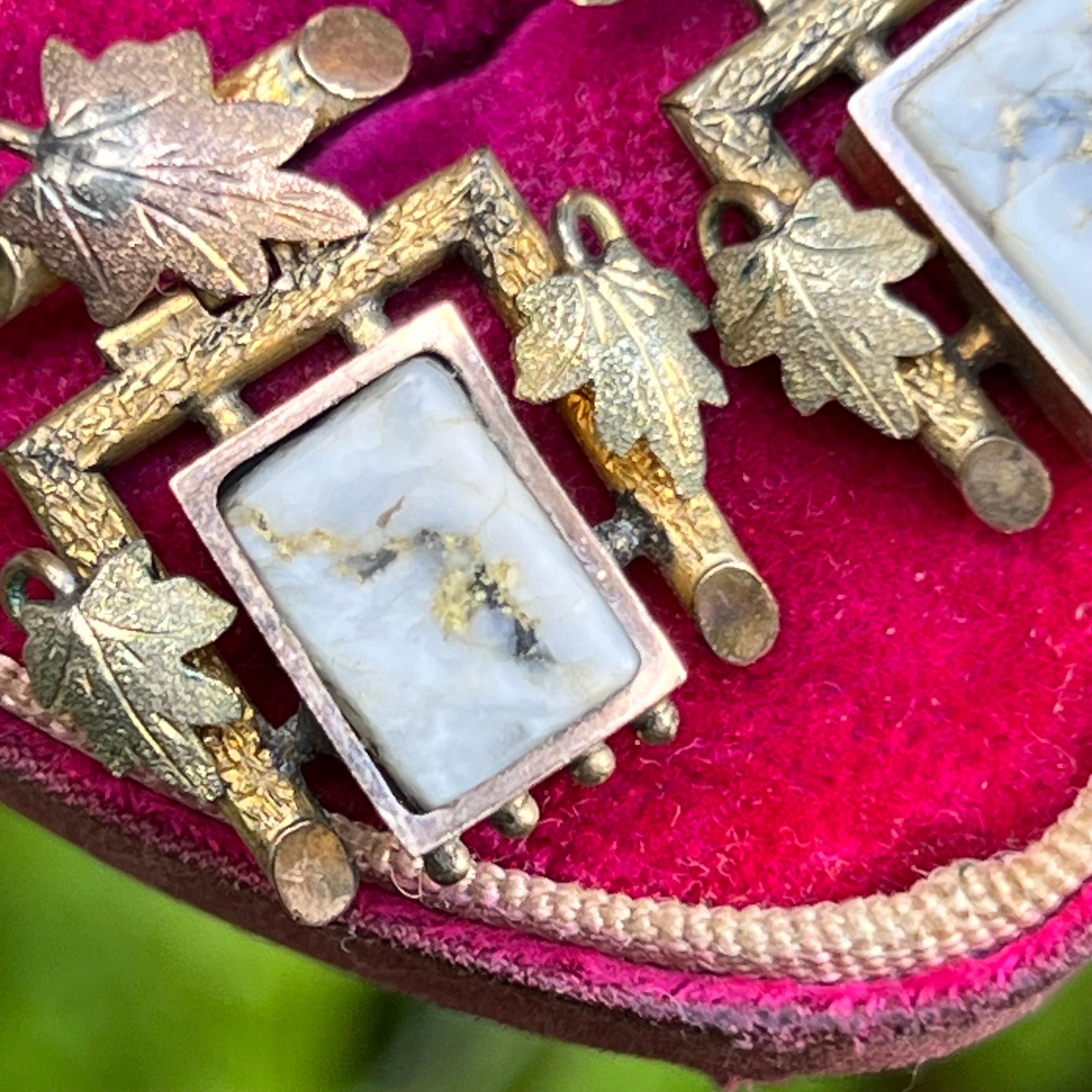 Victorian  Gold Quartz Dangle Earrings  In Good Condition For Sale In Plainsboro, NJ