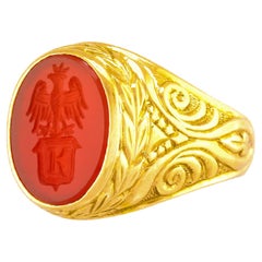 Antique Victorian Gold Signet Ring