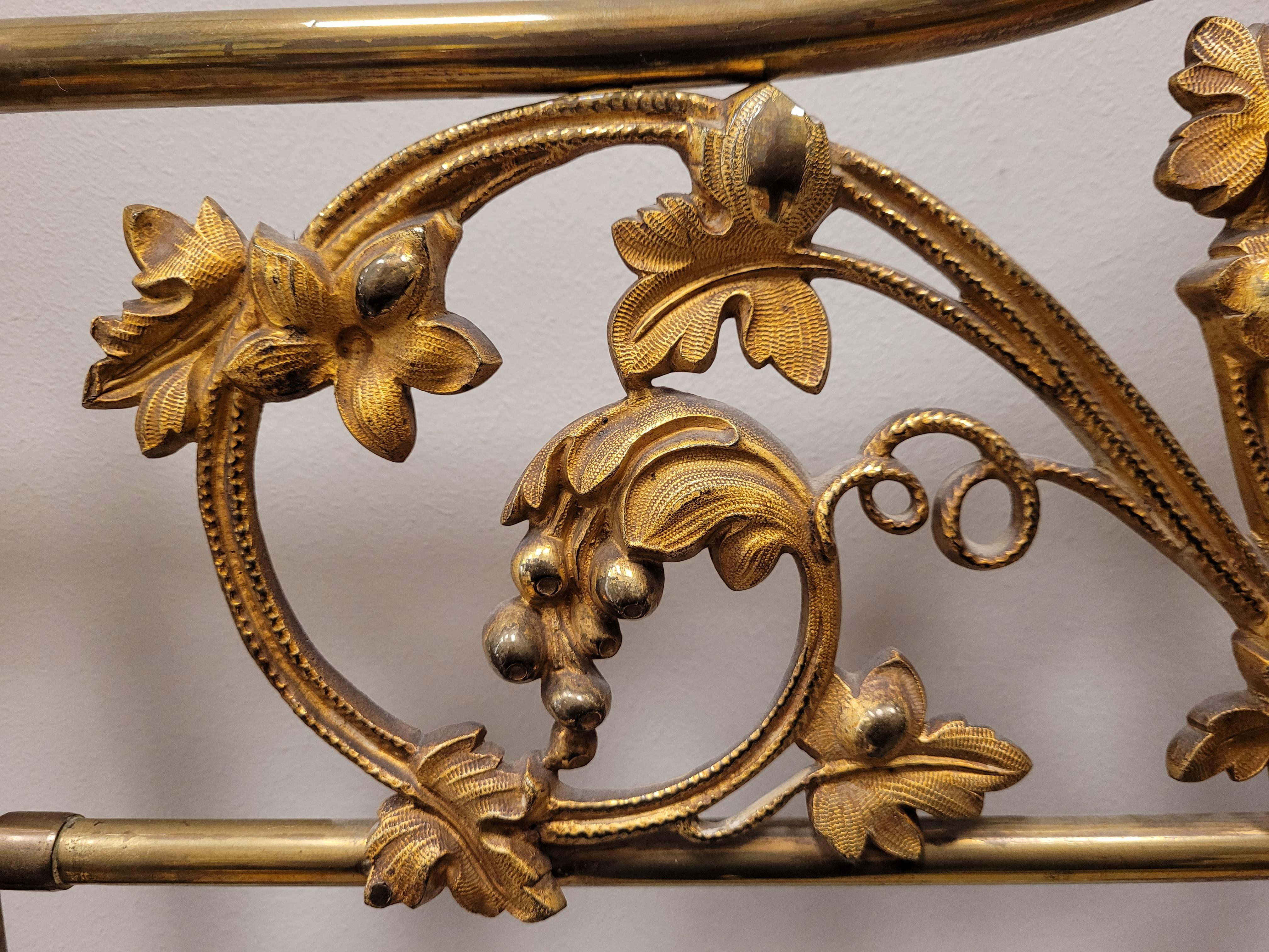 Victorian Golden Bronze Bed, Poly Chrome Bronze 9