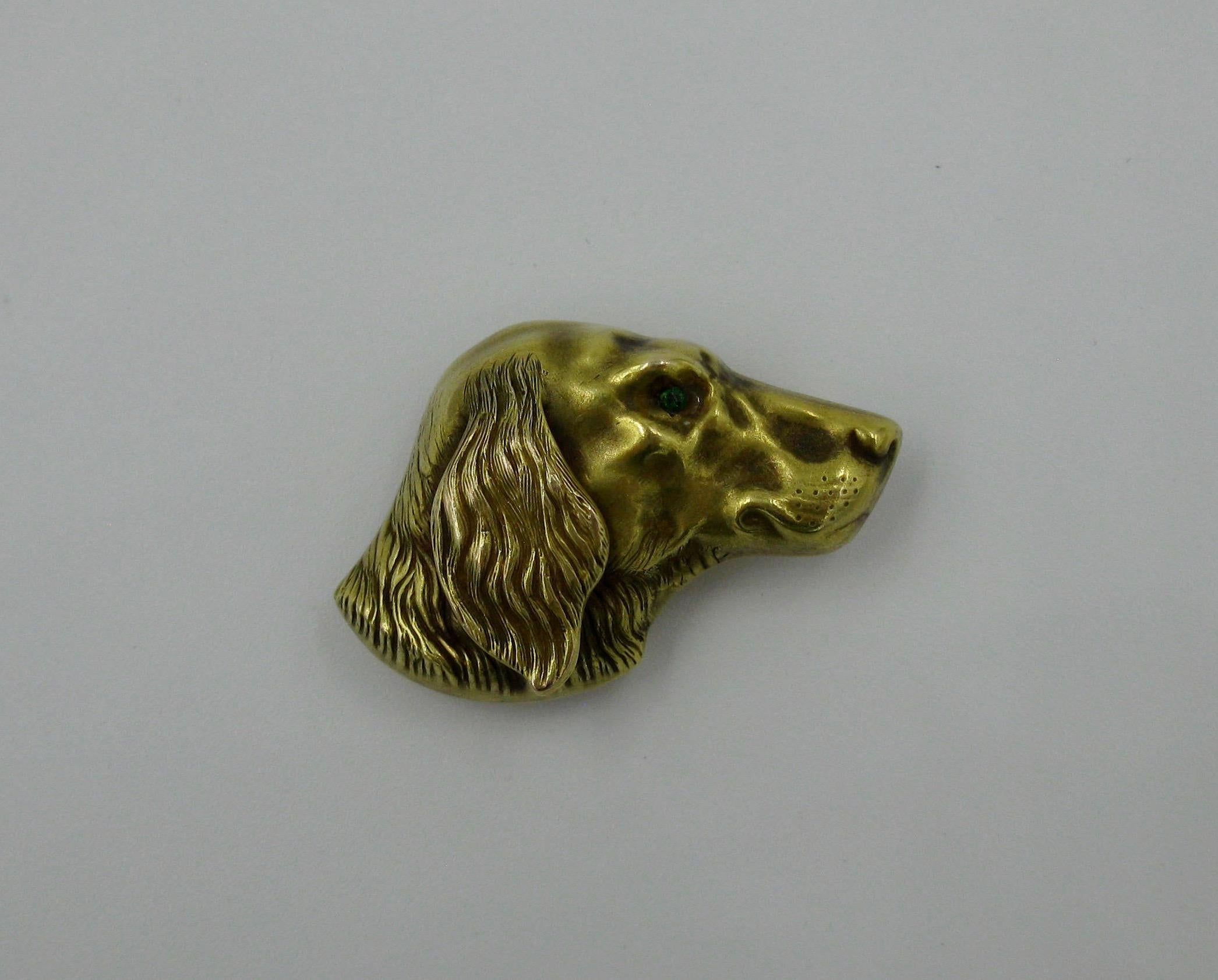 golden retriever brooch