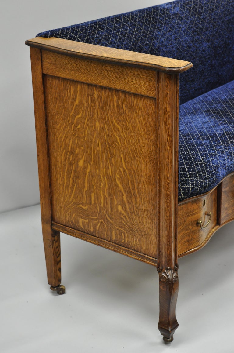 Victorian Golden Tiger Oak Dresser Chest Re Purposed To