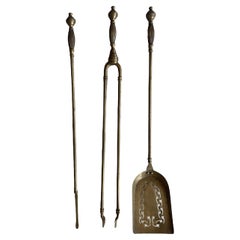 Victorian Gothic Fire Companion Set, 19th Century