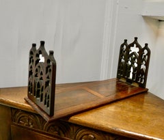 Victorian Gothic Folding Extending Bookend Slide