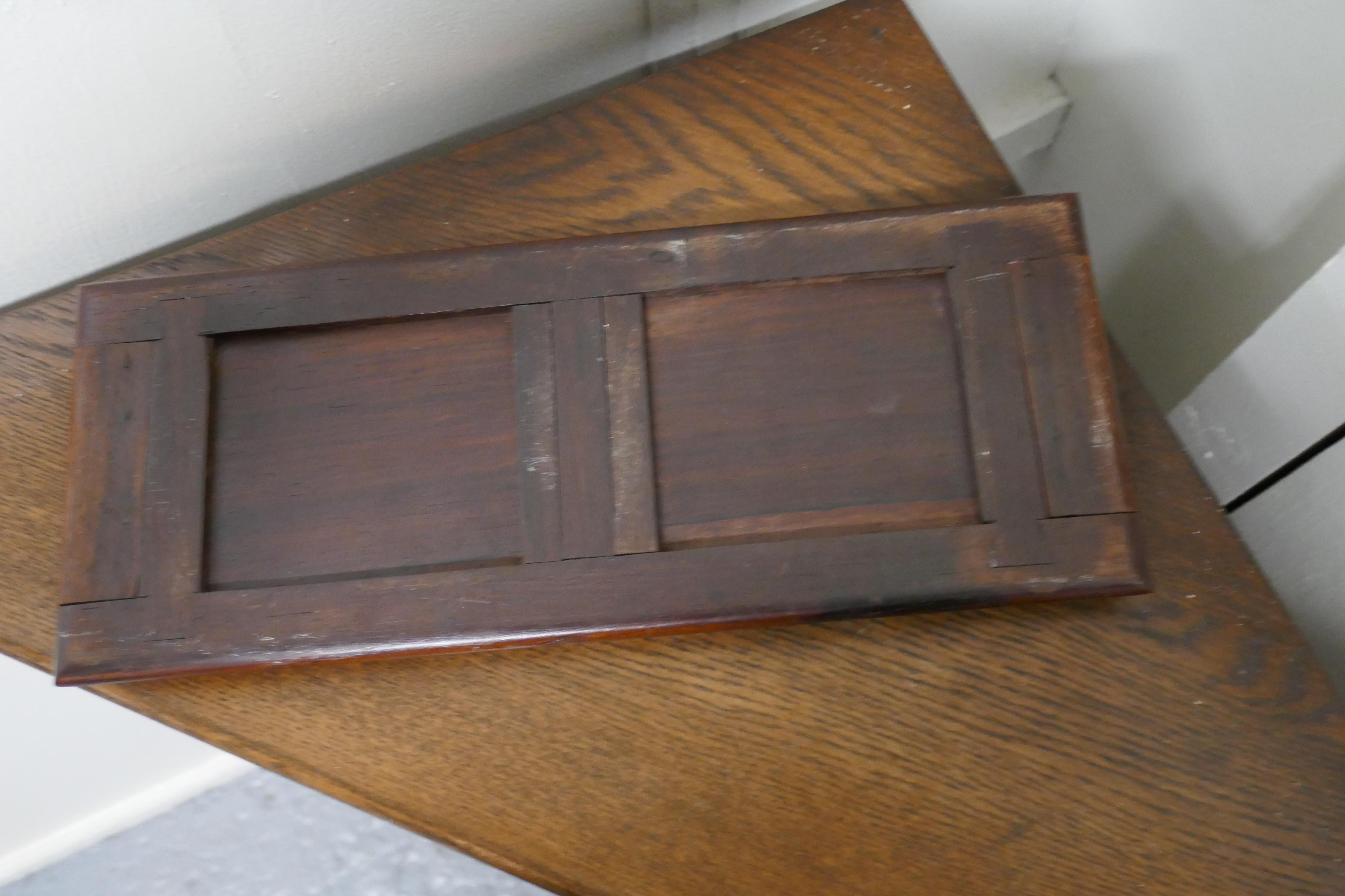 Mahogany Victorian Gothic Folding Extending Bookend Slide