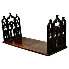 Victorian Gothic Folding Extending Bookend Slide