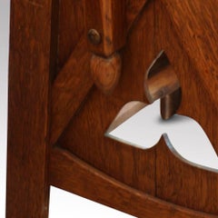 Victorian Gothic Oak Library Steps