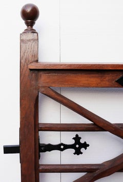 Victorian Gothic Style Oak Garden Gate