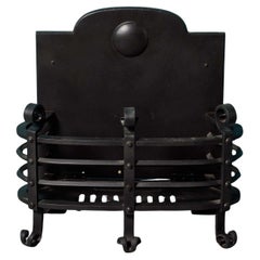 Victorian Gothic Style Wrought Iron Fire Grate