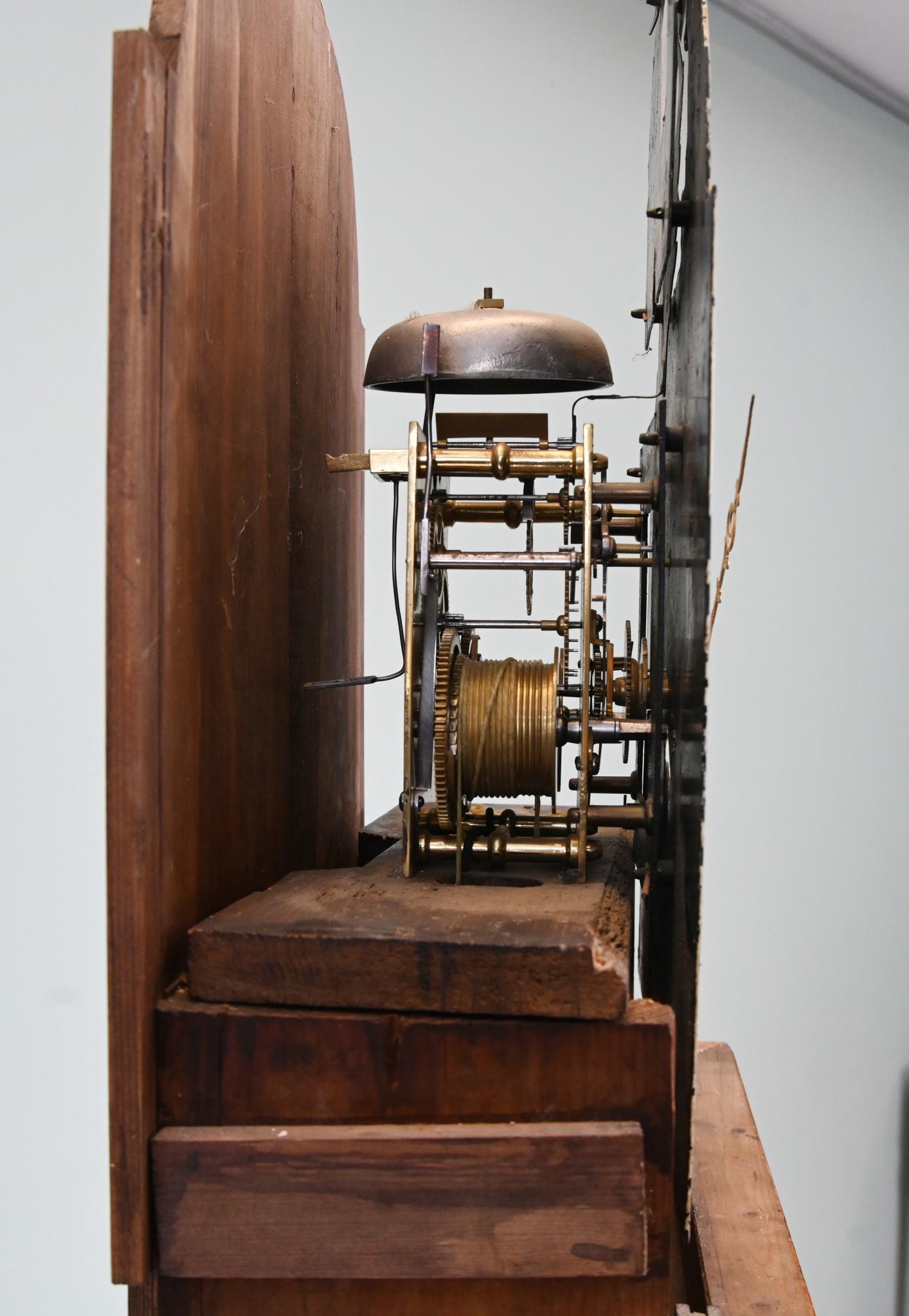Victorian Grandfather Clock Long Case J Hardy Dorchester 1850 In Good Condition For Sale In Potters Bar, GB