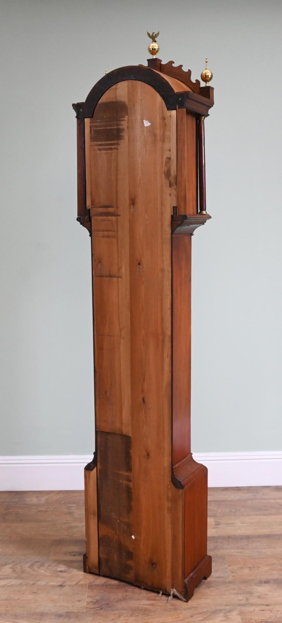 Mid-19th Century Victorian Grandfather Clock Long Case J Hardy Dorchester 1850 For Sale