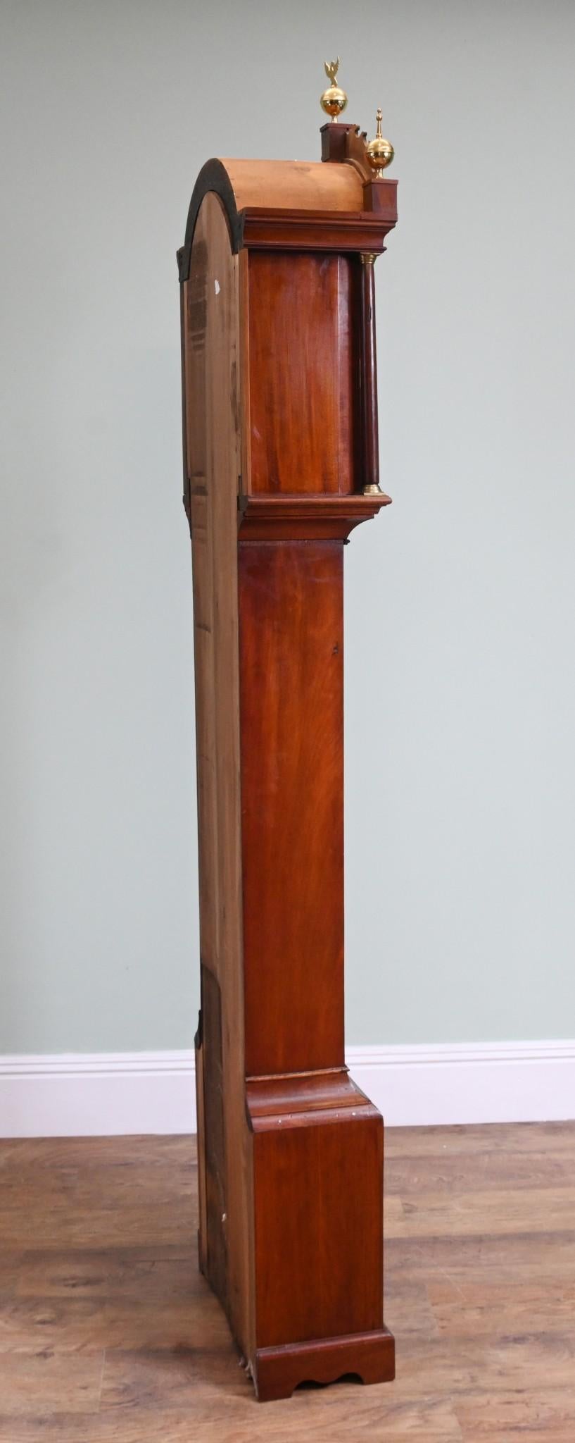 Victorian Grandfather Clock Long Case J Hardy Dorchester 1850 For Sale 1