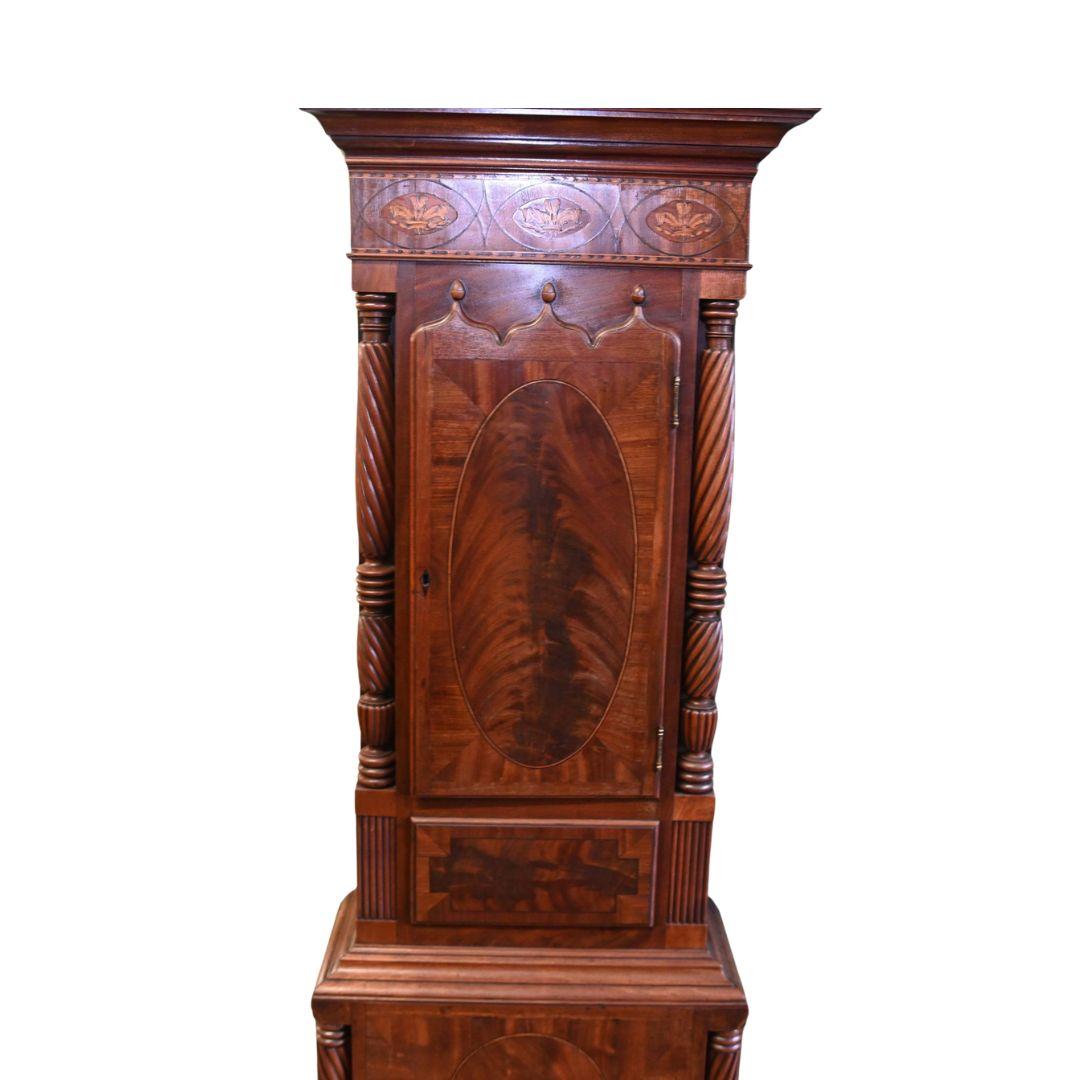 Victorian Grandfather Clock Longcase Josh Walker Workington 1820 In Good Condition In Potters Bar, GB