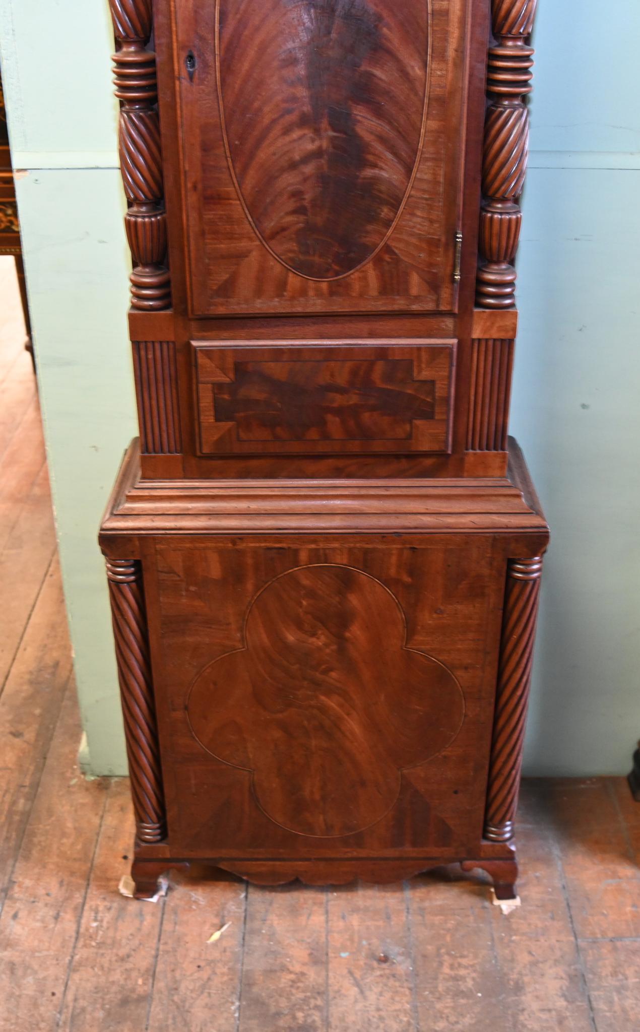 Victorian Grandfather Clock Longcase Josh Walker Workington 1820 1