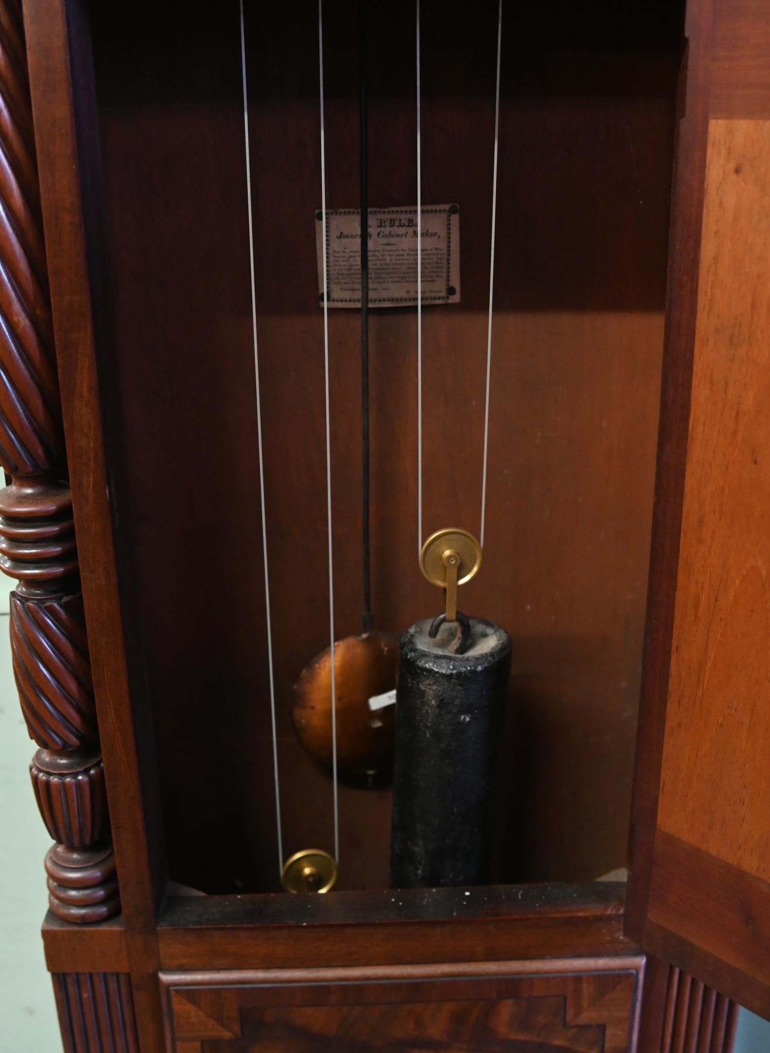 Victorian Grandfather Clock Longcase Josh Walker Workington 1820 3