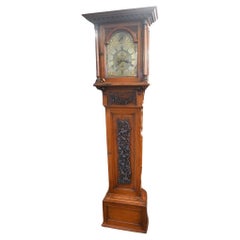 Reloj de pie victoriano Thomas Page Norwich Caja larga