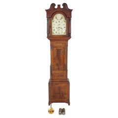 Antique Victorian Grandfather Long Case Clock by Jolliffe of Portsea, England 1870, H061